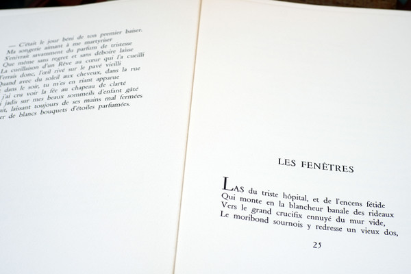 Stéphane MALLARMÉ, POÉSIES Illustrations originales d'Alain STAEHLIN