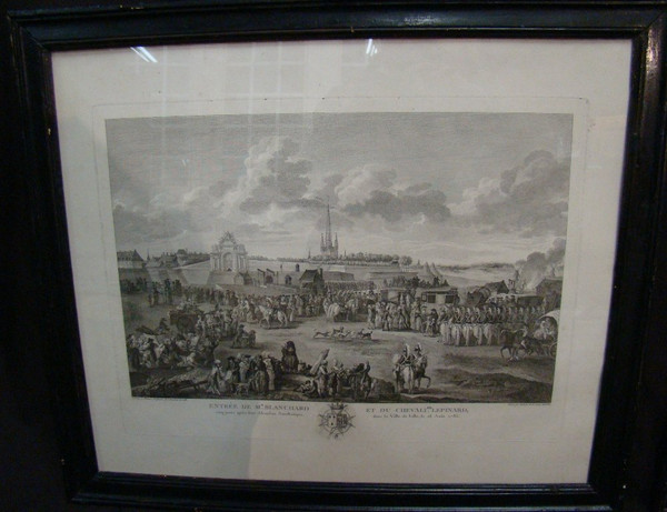 Pair Of Engravings By Helman After L. Watteau. Early 19th Century Period