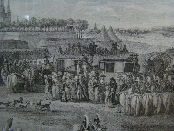 Pair Of Engravings By Helman After L. Watteau. Early 19th Century Period