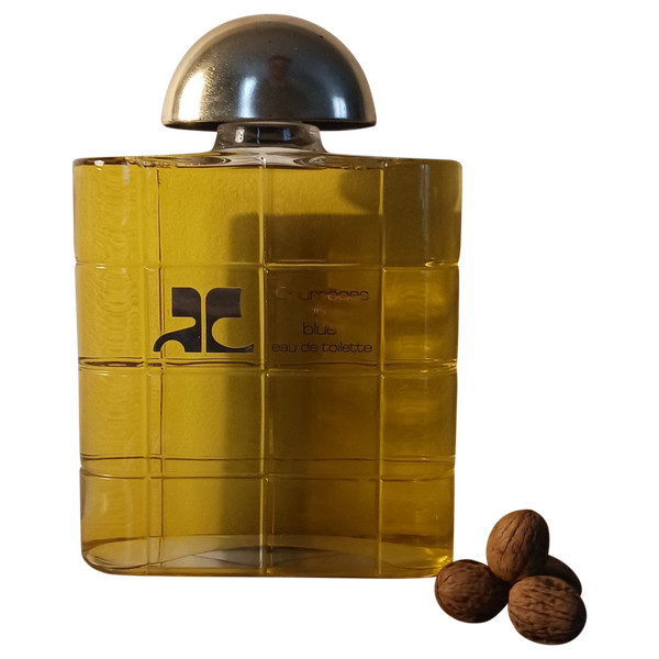 Courrèges in blue circa 1983 - very large dummy perfume bottle