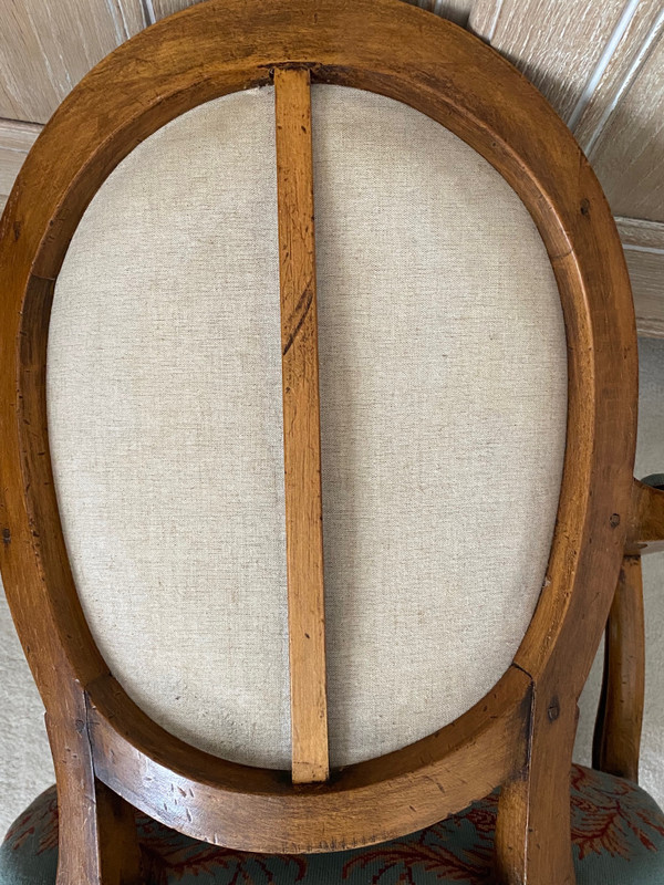 Louis XVI medallion armchair