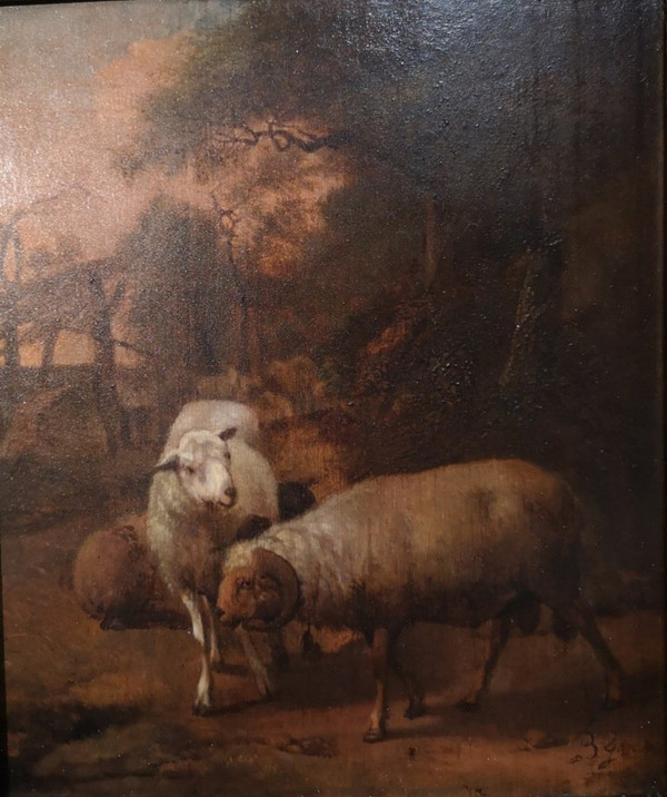 Öl auf Holz, signiert Graat Barend (1628-1709). Zeitraum Mitte des 17. Jahrhunderts.
