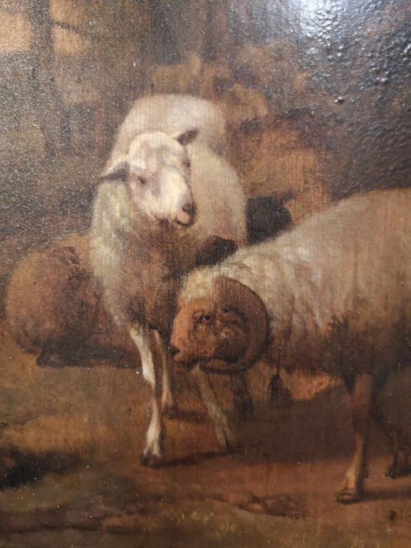 Öl auf Holz, signiert Graat Barend (1628-1709). Zeitraum Mitte des 17. Jahrhunderts.