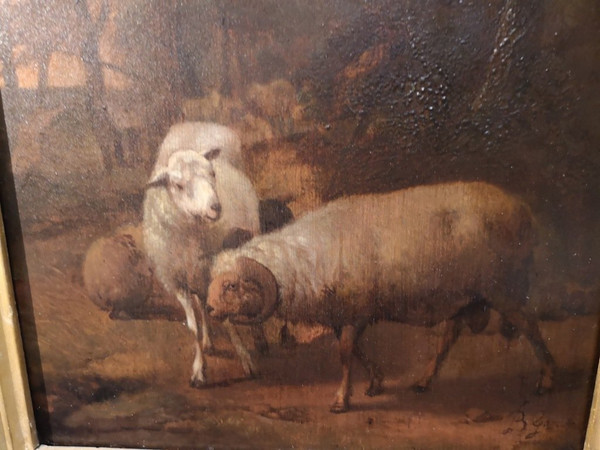 Öl auf Holz, signiert Graat Barend (1628-1709). Zeitraum Mitte des 17. Jahrhunderts.