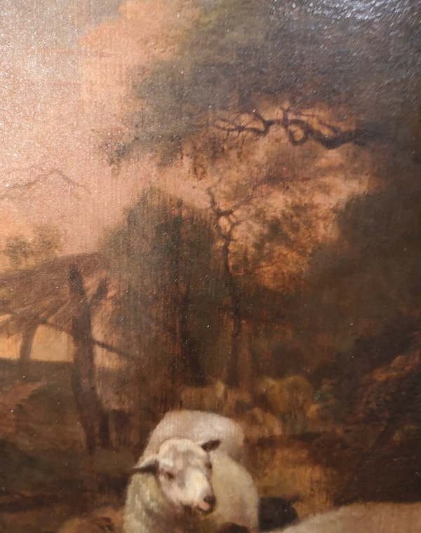 Öl auf Holz, signiert Graat Barend (1628-1709). Zeitraum Mitte des 17. Jahrhunderts.