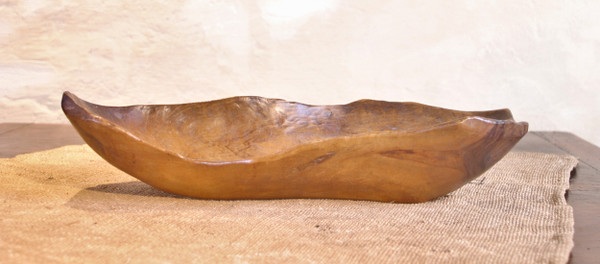 Carved wooden empty pocket
