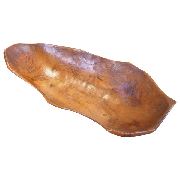 Carved wooden empty pocket