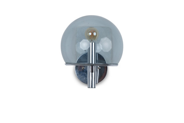 Gaetano Sciolari. Paire d’appliques de forme boule. Années 1970.