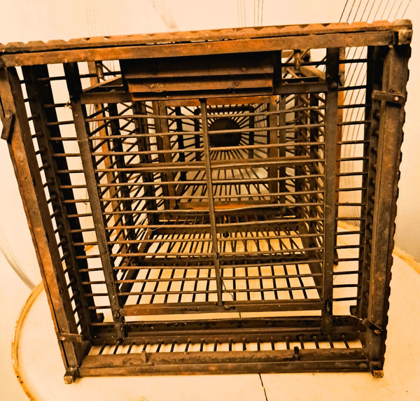 Chinese Pagoda Style Cage Exotic Wood