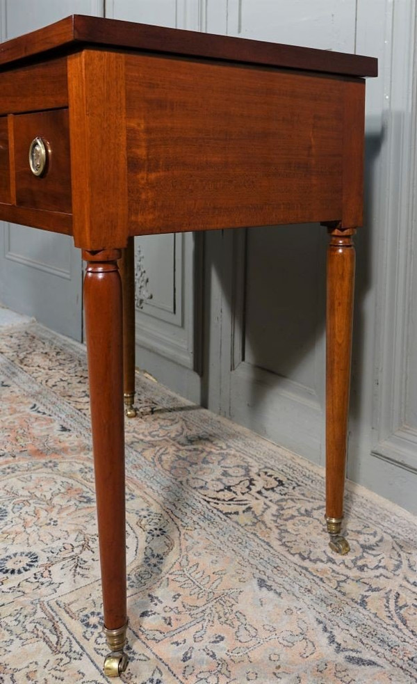 Coiffeuse d'Homme d'époque Louis XVI En Acajou