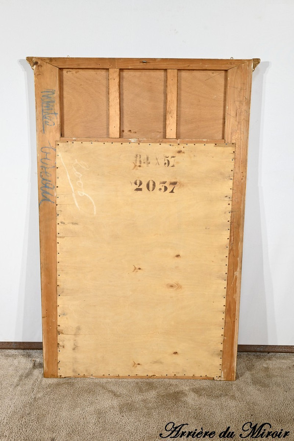 Miroir en Bois et Staff Doré, style Louis XVI – 1930