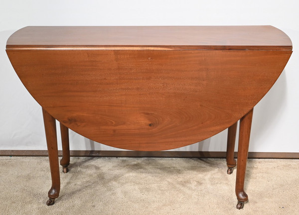 Table Ovale 6 Couverts en Acajou, Angleterre – 1ère Partie XIXe