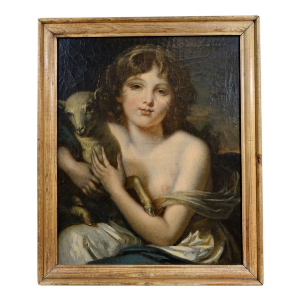 Oil on canvas, early 19th century - Follower of J.b Greuze