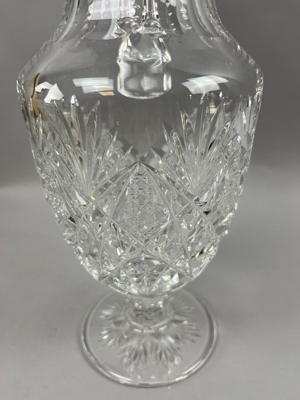 Saint Louis crystal pitcher or ewer, Florence model