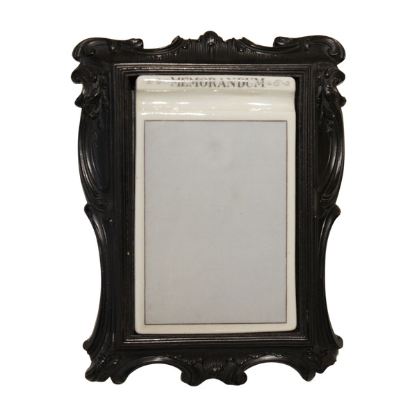 Earthenware notepad (Memorandum), Napoleon III period