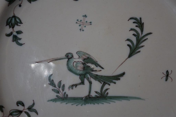 Plate In Moustiers Earthenware