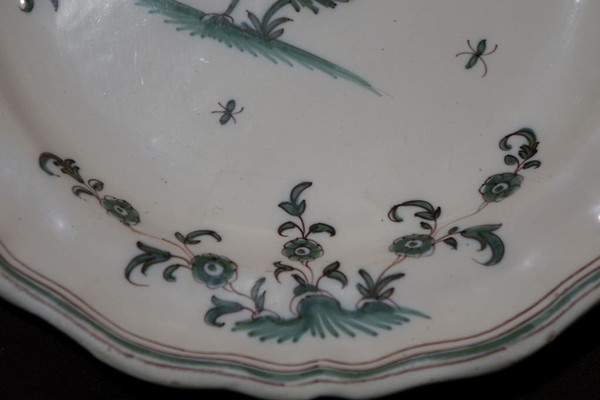 Plate In Moustiers Earthenware