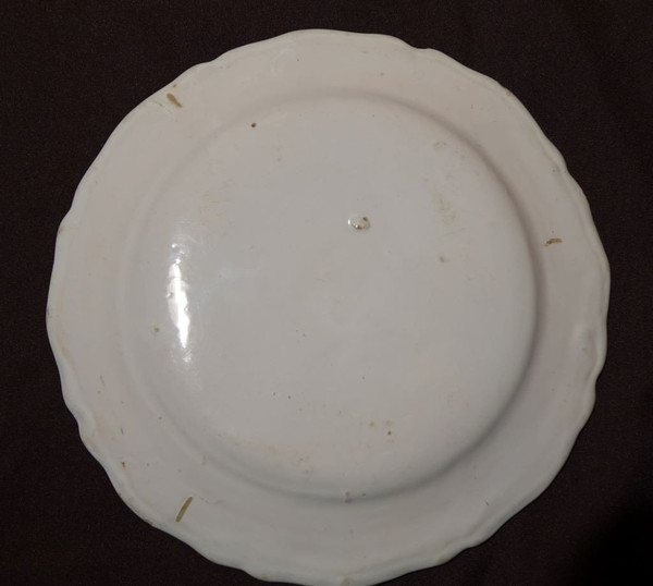 Plate In Moustiers Earthenware