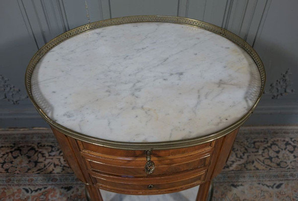 Louis XVI period Chiffonnière Table In Mahogany