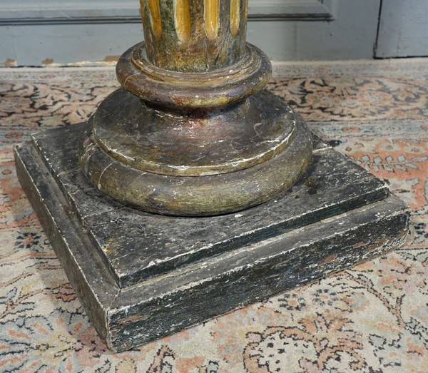 Faux Marble Painted Presentation Column