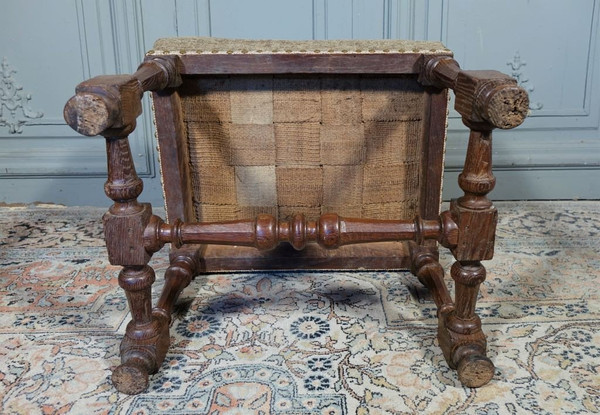 Sgabello d'epoca Luigi XIV