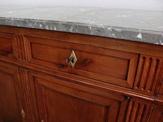 Louis XVI sideboard in solid cherry wood - 18th century