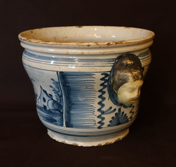 Cache Pot En Faïence De Nevers