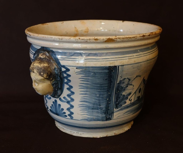 Cache Pot En Faïence De Nevers