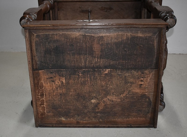 Table-Bureau Louis XIV en Chêne – XVIIIe