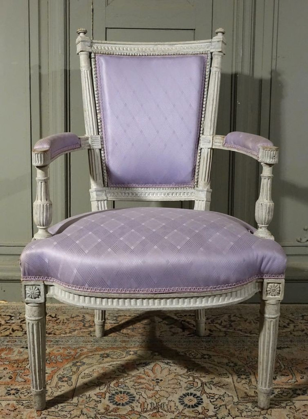 Louis XVI period armchair Dlg De G. Jacob