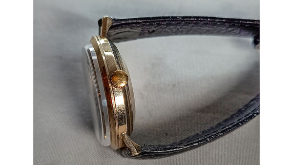 LONGINES Admiral, Automatico. Placcato oro + diamanti