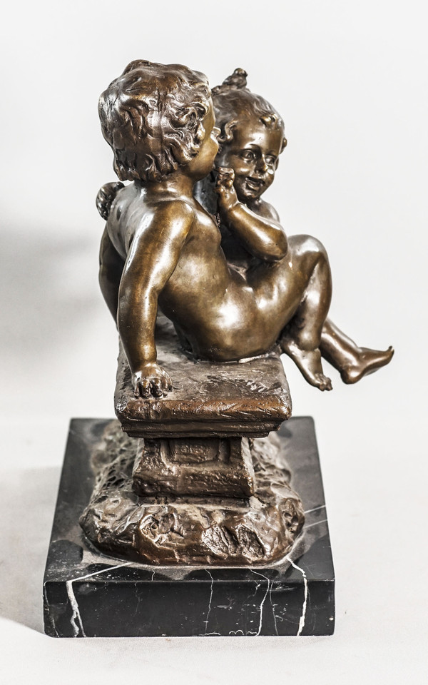Joseph D'ASTE, 1881-1945, BAMBINI DI BRONZO
