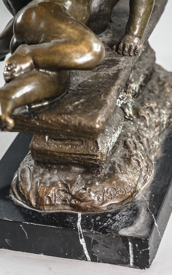 Joseph D'ASTE, 1881-1945, BAMBINI DI BRONZO