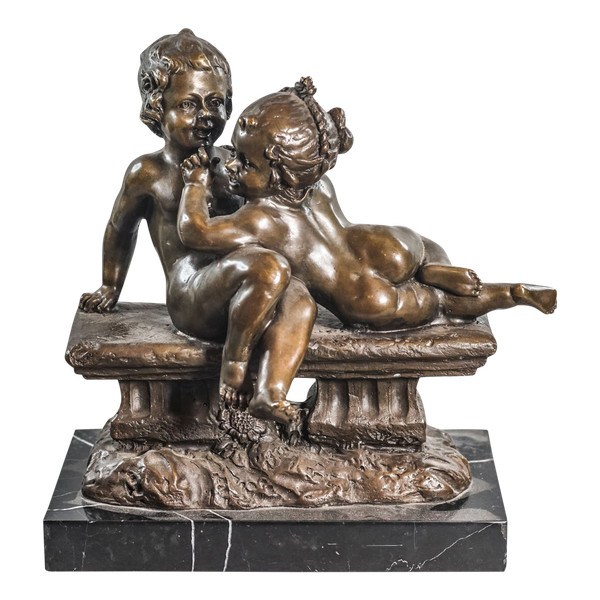 Joseph D'ASTE, 1881-1945, BAMBINI DI BRONZO