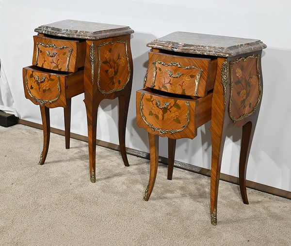 Paire de Chevets Louis XV – Milieu XXe