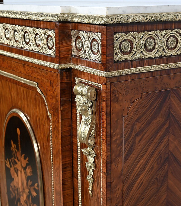 Meuble d’Entre-deux en Bois Précieux, époque Napoléon III – Milieu XIXe