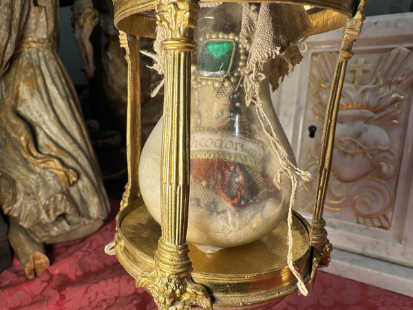 Monstrance Reliquary Of Saint Theodore - Circa 1700
