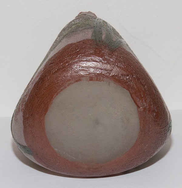 Pâte De Verre Vase Signed Legras