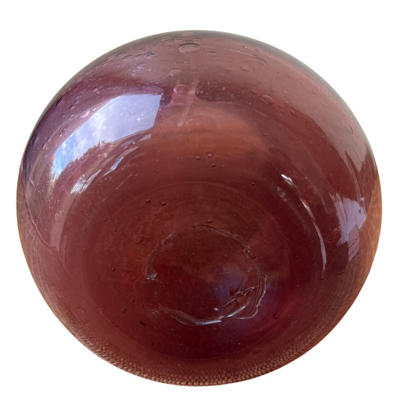 Pitcher in bubble-blown glass - Origin Biot - 20th century