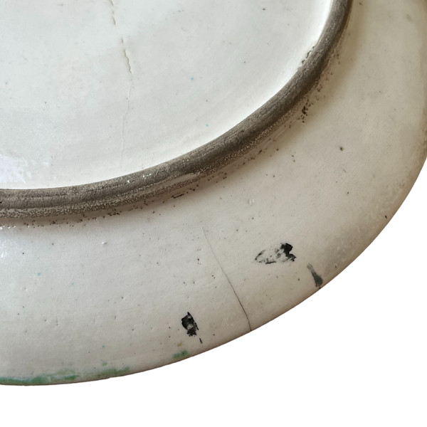 Coppia di grandi piatti - Firmati Théodore Deck - Porcellana di Sèvres - 1867