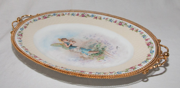J. Bac Limoges Porcelain Cup Early 20th century