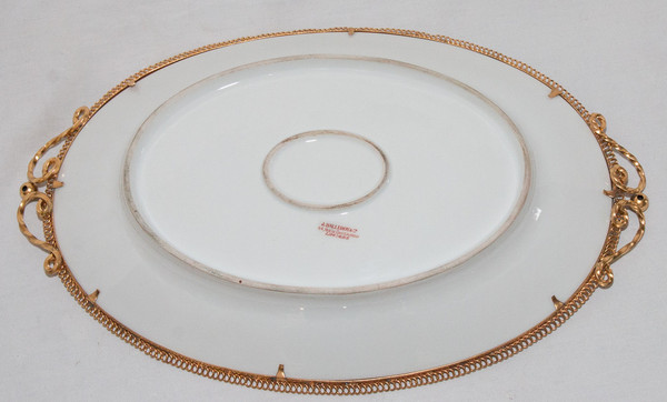 J. Bac Limoges Porcelain Cup Early 20th century