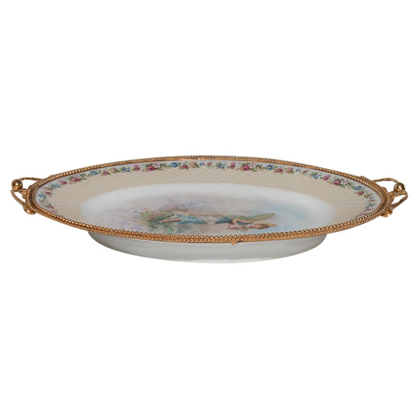 J. Bac Limoges Porcelain Cup Early 20th century