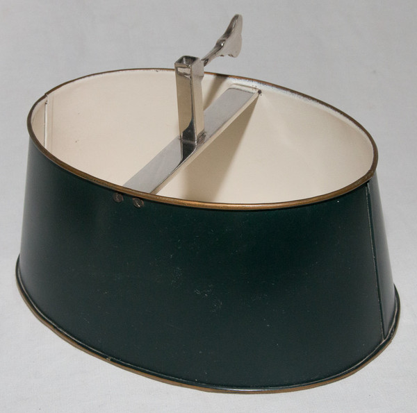 Lampe Bouillotte En Bronze Argenté  A MOURIER Début XXème