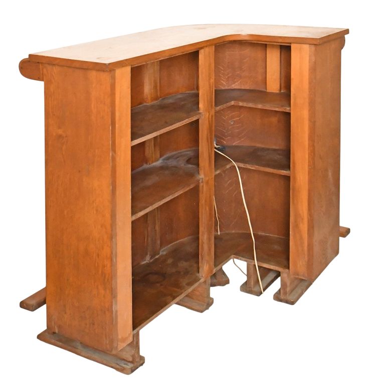 Meuble bar à décor sur le thème de la marine