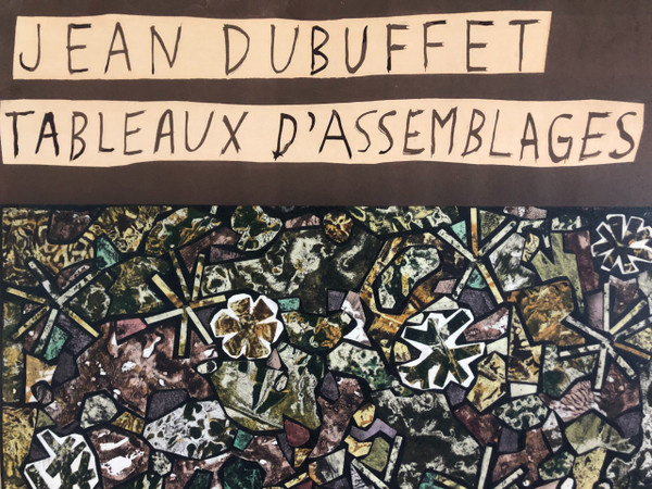 Poster Jean Dubuffet Galerie Rive Droite Paris 1957