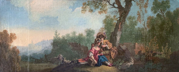 Scène Pastorale Jean Baptiste Huet (1745/1811)