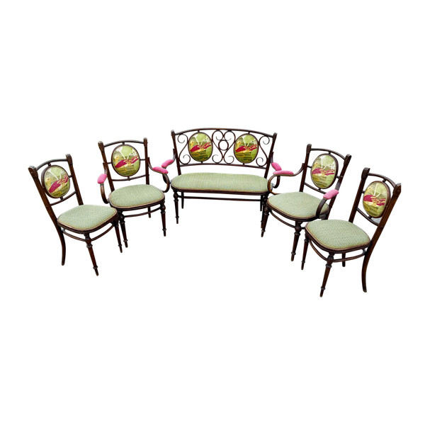 Original Fischel Jugendstil-Wohnzimmer