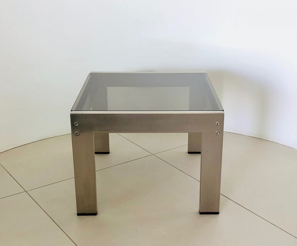 Quadratischer Couchtisch von Gae Aulenti, Italien 1970er Jahre