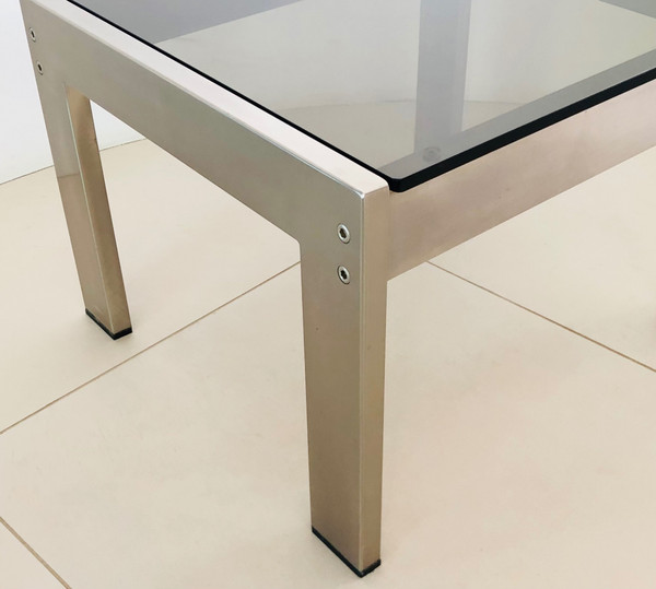 Quadratischer Couchtisch von Gae Aulenti, Italien 1970er Jahre